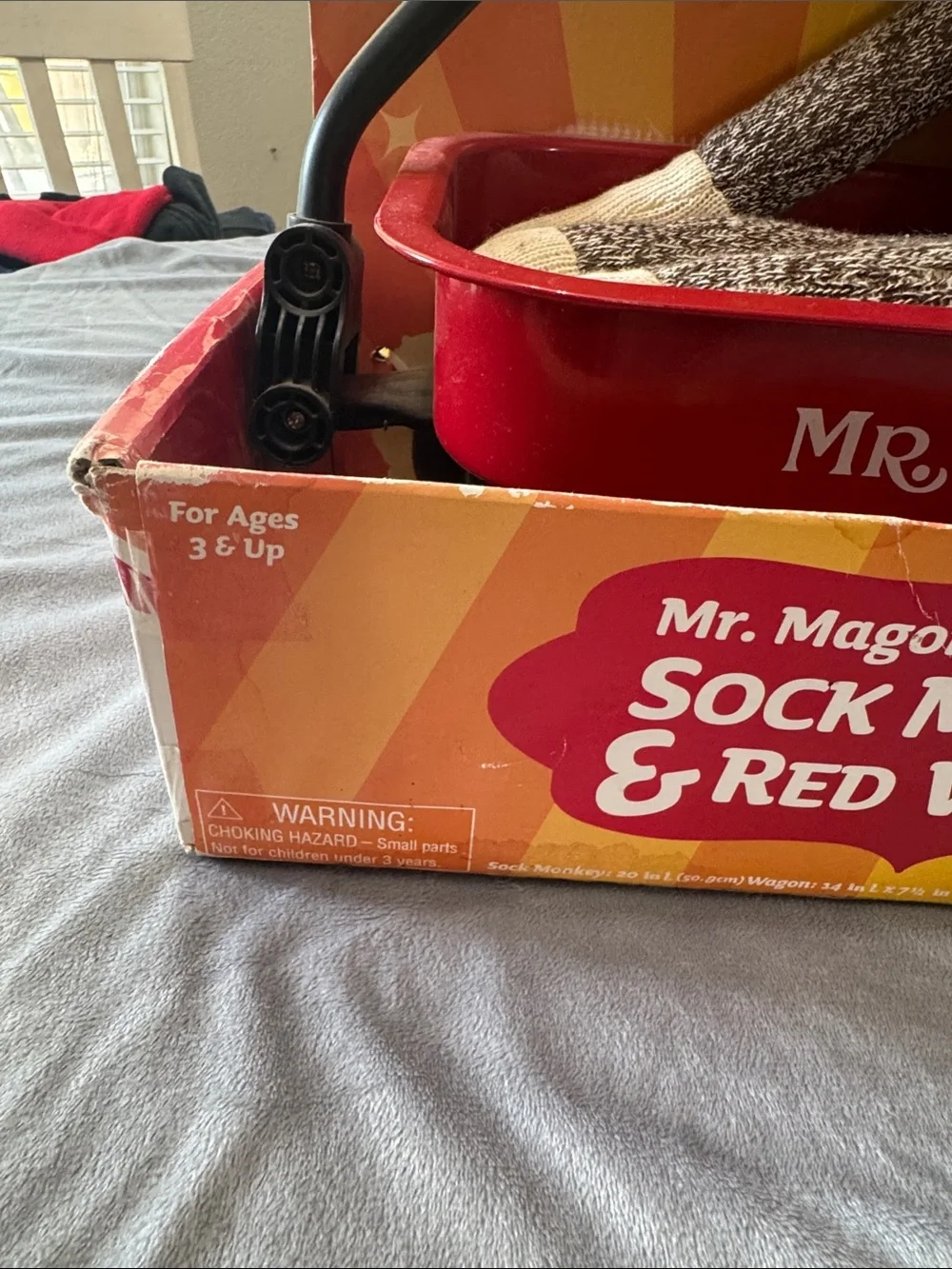 Mr. Magorium's‎ Wonder Emporium Sock Monkey Red Wagon Rare In Original Box Toys